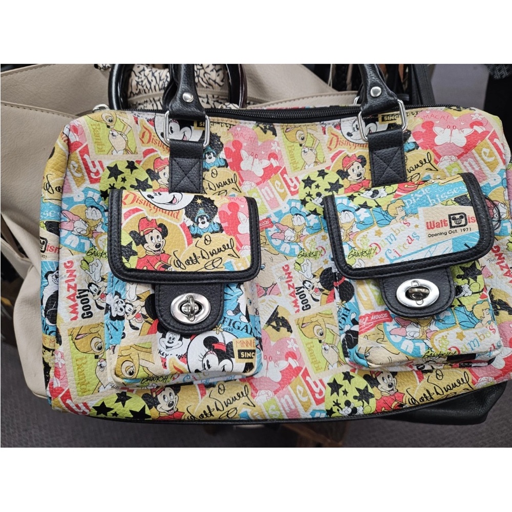 Vintage Disneyland Mickey & friends satchel purse